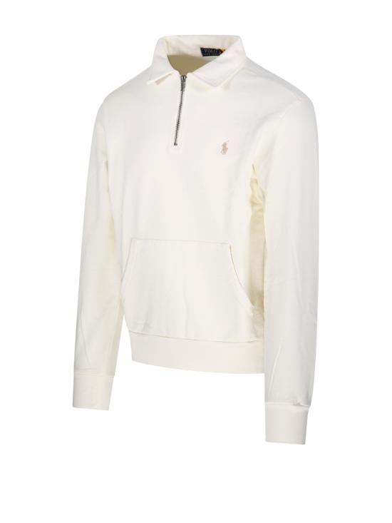 25FW 랄프 로렌 긴팔 티셔츠 710934601001 CLUBHOUSE CREAM - RALPH LAUREN