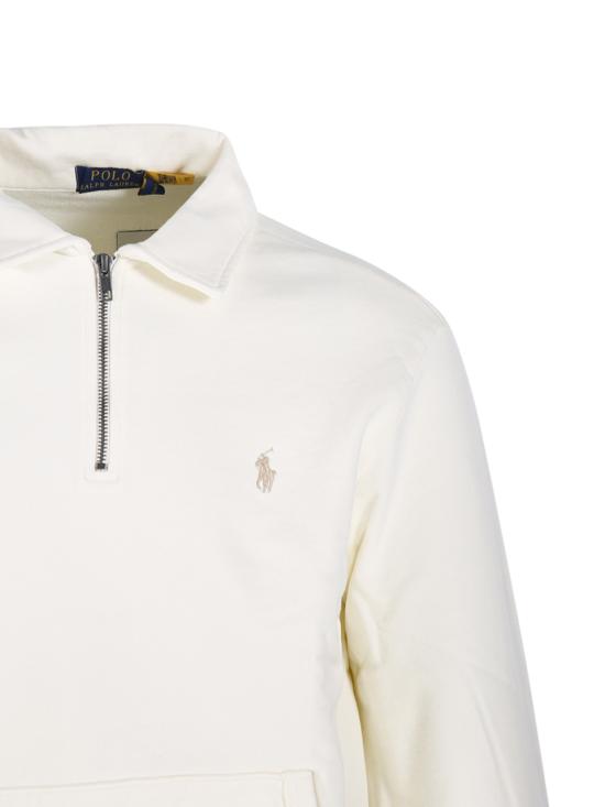 25FW 랄프 로렌 긴팔 티셔츠 710934601001 CLUBHOUSE CREAM - RALPH LAUREN