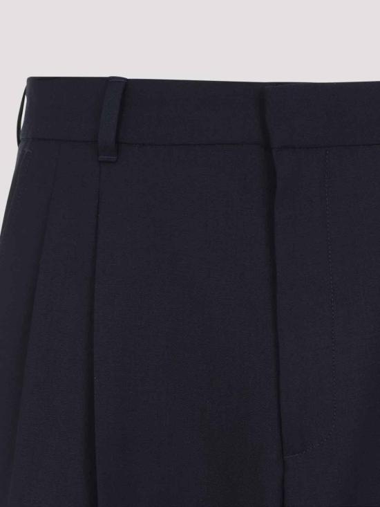  카사블랑카 스트레이트 팬츠 MPS25TR25701NAVY Blue - CASABLANCA