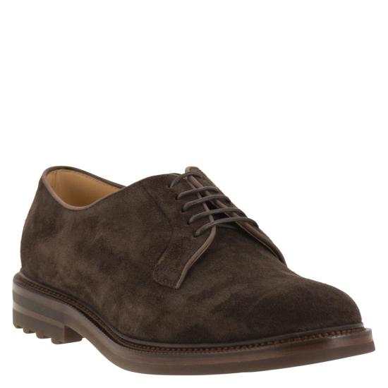 25FW 브루넬로 쿠치넬리 드레스 슈즈 MZUPEAX810 DARK BROWN - BRUNELLO CUCINELLI