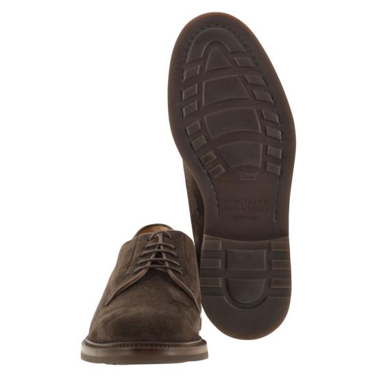 25FW 브루넬로 쿠치넬리 드레스 슈즈 MZUPEAX810 DARK BROWN - BRUNELLO CUCINELLI