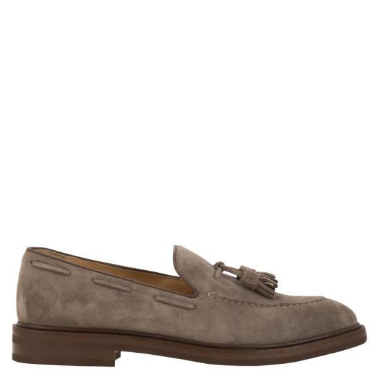 25FW 브루넬로 쿠치넬리 로퍼 MZUPEAK791 TURTLEDOVE