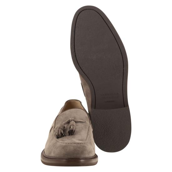 25FW 브루넬로 쿠치넬리 로퍼 MZUPEAK791 TURTLEDOVE - BRUNELLO CUCINELLI