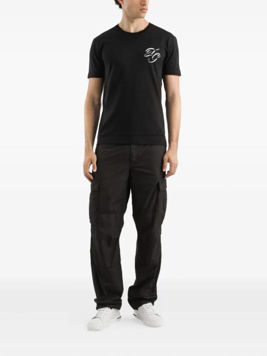 25FW 돌체앤가바나 반팔 티셔츠 G8RN8ZG7PJ0 N0000 NERO - DOLCE & GABBANA