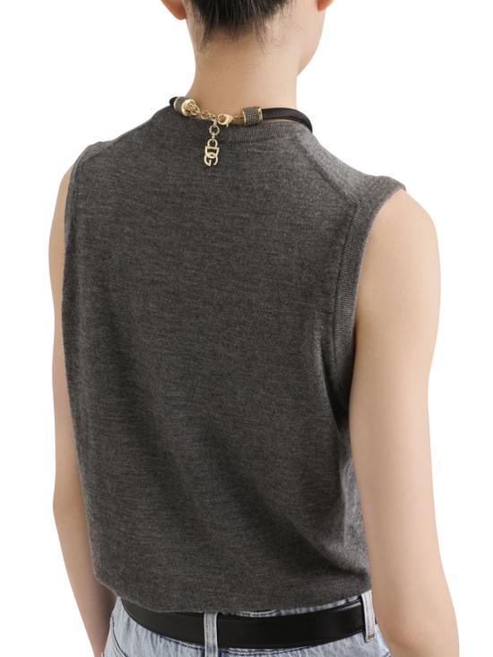 25FW 돌체앤가바나 베스트 FXT63ZJBW0P N4032 GRIGIO - DOLCE & GABBANA