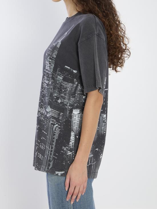 25FW 알렉산더 왕 반팔 티셔츠 UCC3251843 BLACK - ALEXANDER WANG