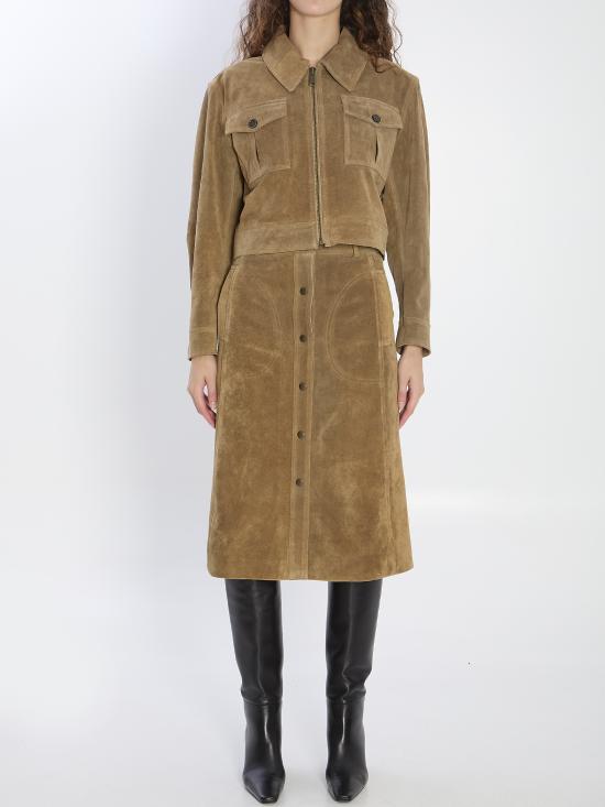 25FW 아르마 스커트 008L256072 GREEN - ARMA