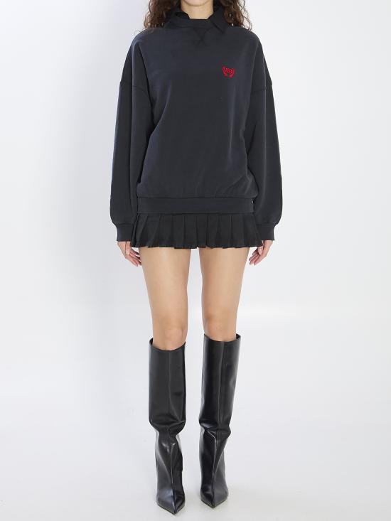 25FW 발렌시아가 숏 원피스 838975 BLACK