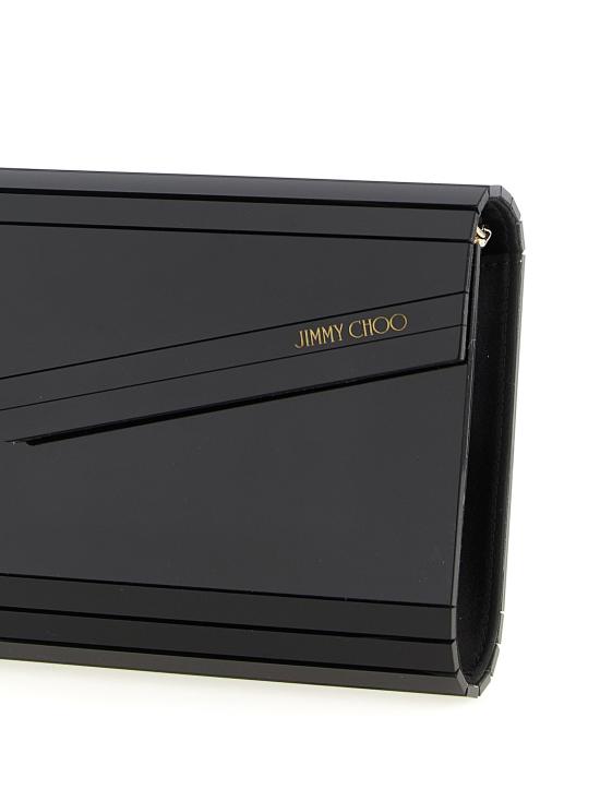 25FW 지미추 클러치/파우치 CANDYACRBLACK - JIMMY CHOO