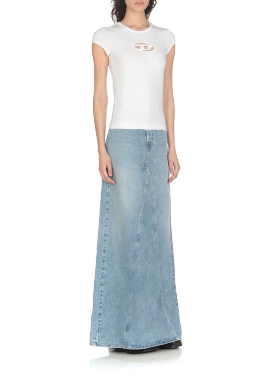 25FW 디젤 반팔 티셔츠 A06268 0AFAA100 White - DIESEL