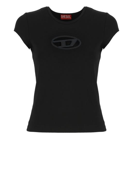 25FW 디젤 반팔 티셔츠 A06268 0AFAA9XXA Black