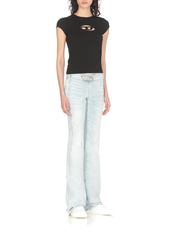 25FW 디젤 반팔 티셔츠 A06268 0AFAA9XXA Black - DIESEL