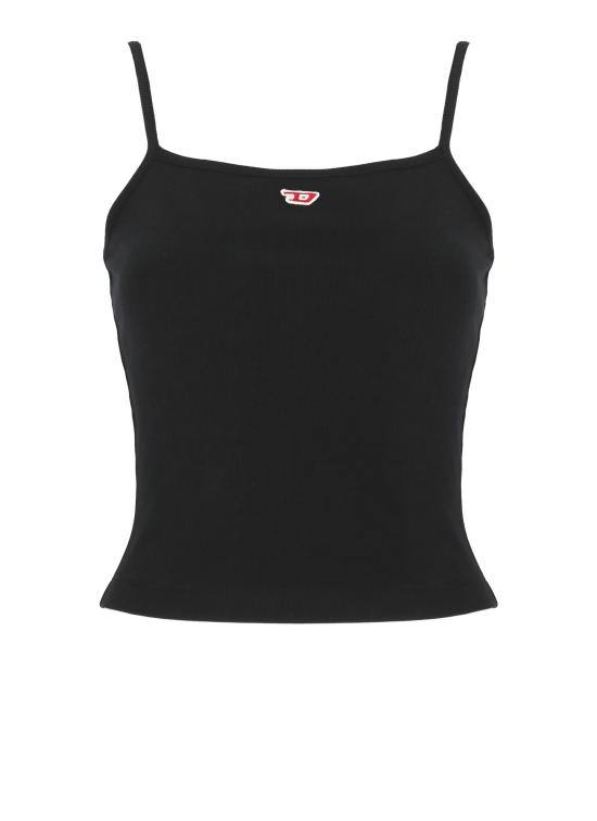 25FW 디젤 민소매 티셔츠 A05107 0EJAI9XX Black