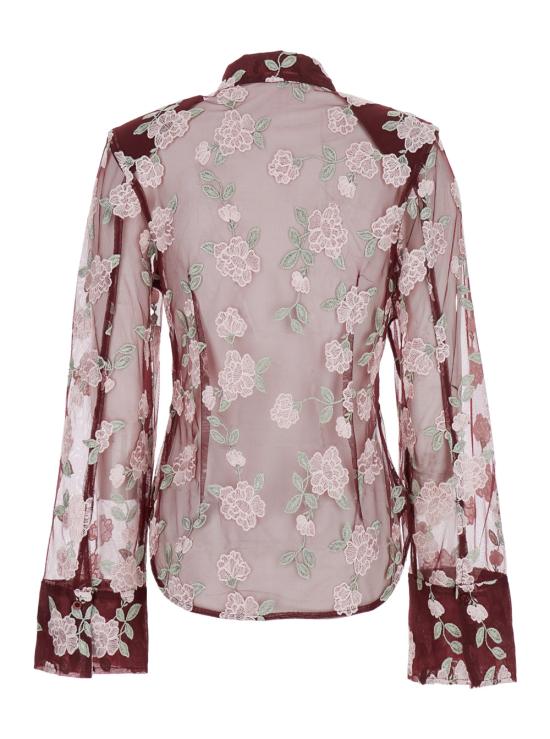 25FW 로테이트 블라우스/셔츠 11450929342934 Bordeaux - ROTATE