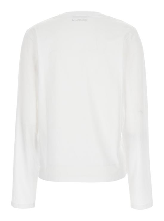 25FW 아크네 스튜디오 긴팔 티셔츠 CL0311183 White - ACNE STUDIOS