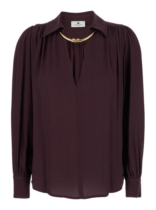 25FW 엘리자베타프랜치 블라우스 CA12356E2EA4 Bordeaux
