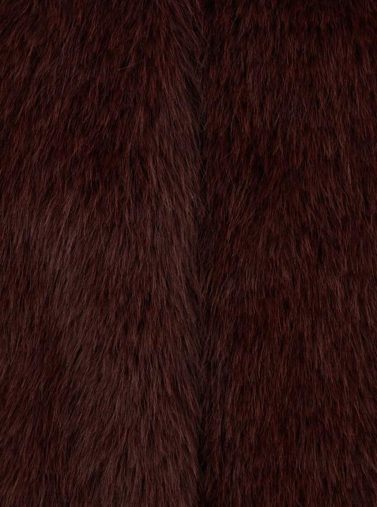 25FW 비비 쿠튀르 무톤 SCARLETTECOFURGILETBORDEAUX Bordeaux - B&B COUTURE