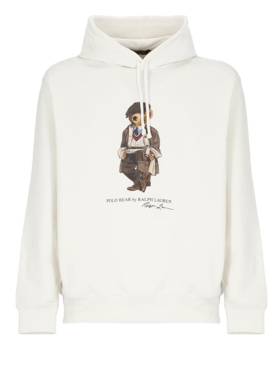 25FW 랄프 로렌 레귤러 핏 후드 티셔츠 710980306 001 White