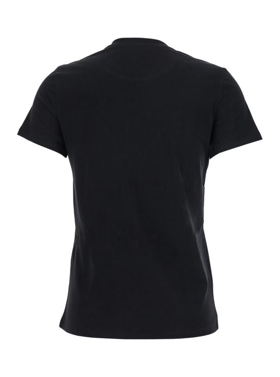 25FW 엘리자베타프랜치 반팔 티셔츠 MA00756E2110 Black - ELISABETTA FRANCHI