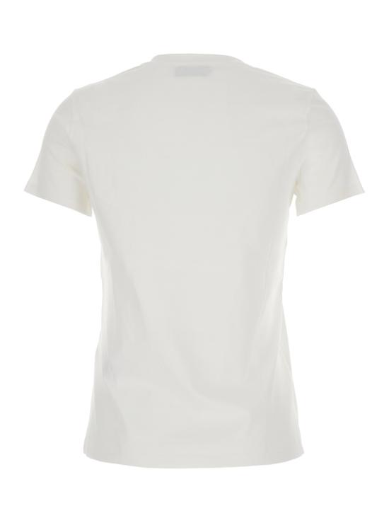 25FW 엘리자베타프랜치 반팔 티셔츠 MA00756E2270 White - ELISABETTA FRANCHI