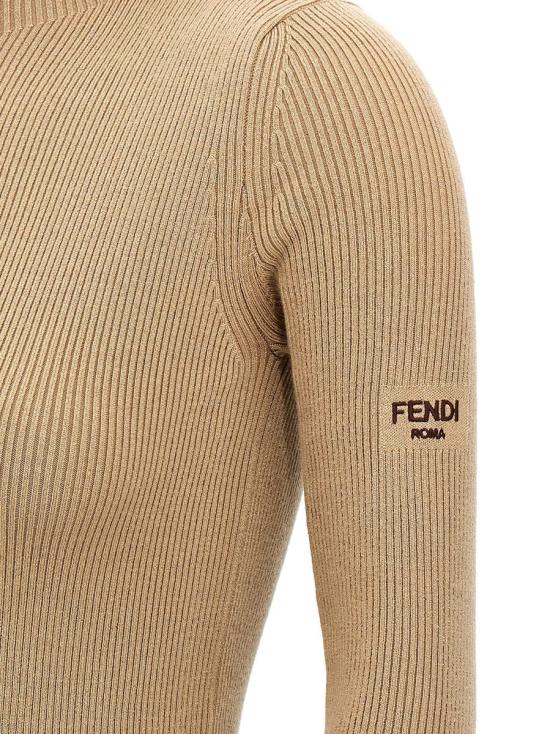  펜디 숏 원피스 FZDC60ASJKF1PNO Beige - FENDI