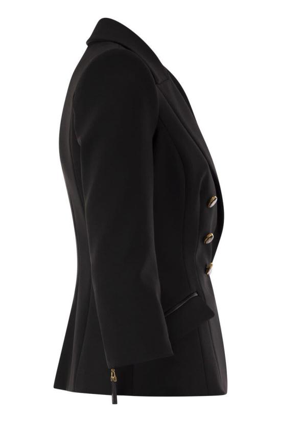 25FW 엘리자베타프랜치 수트 자켓 GI17456E2 110 Black - ELISABETTA FRANCHI