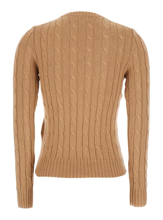 25FW 폴로 랄프로렌 폴로 자수 케이블 니트 스웨터 211971795002 Beige - POLO RALPH LAUREN