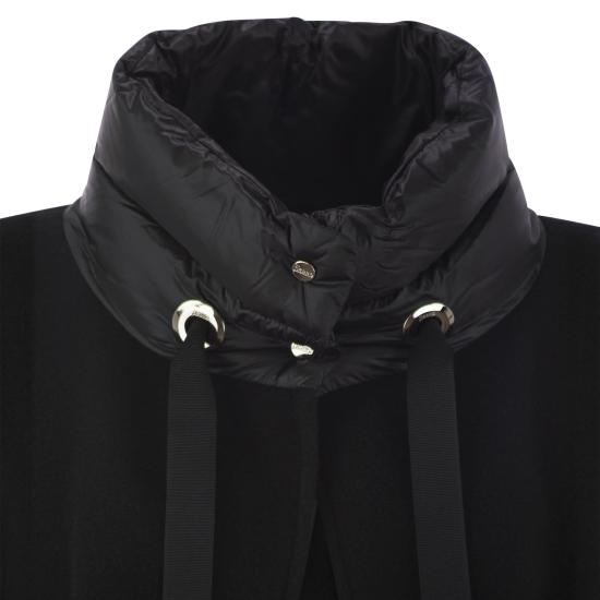 25FW 에르노 케이프 GC00066DR BLACK - HERNO