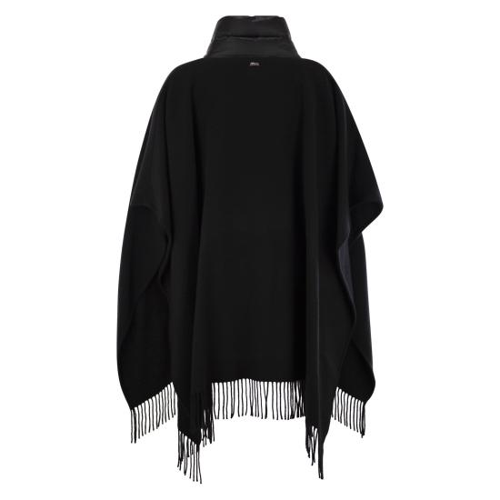 25FW 에르노 케이프 GC00066DR BLACK - HERNO