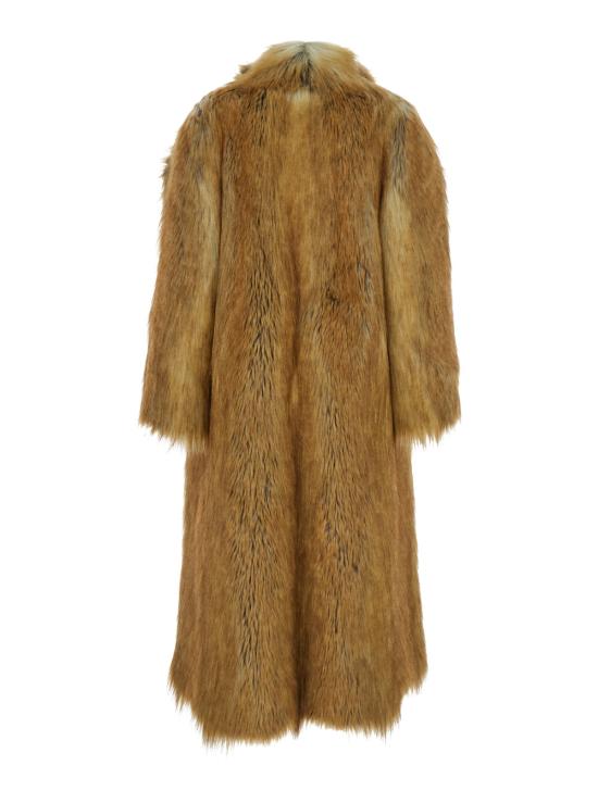 25FW 비비 쿠튀르 코트 SIBERIANECOFURWOODLIGHTBROWN Brown - B&B COUTURE