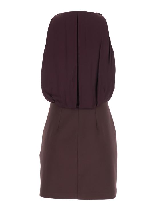 25FW 엘리자베타프랜치 숏 원피스 AB80856E2EA4 Bordeaux - ELISABETTA FRANCHI