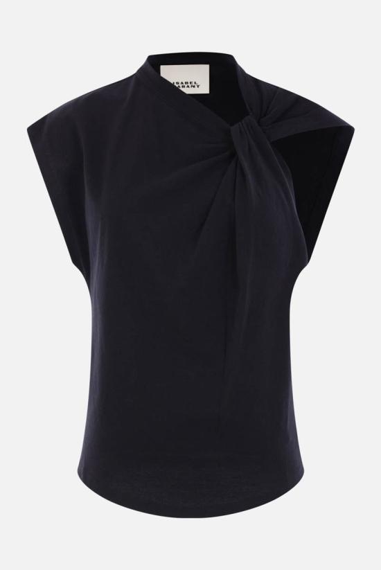 26SS 이자벨마랑 민소매 티셔츠 TS0175FAA1N41I01BK Black