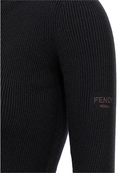  펜디 숏 원피스 FZDC60ASJKF0GME Black - FENDI