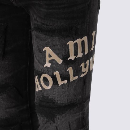 25FW 아미리 데님 팬츠 AMDNSY1152FADED BLACK MULTICOLOR - AMIRI