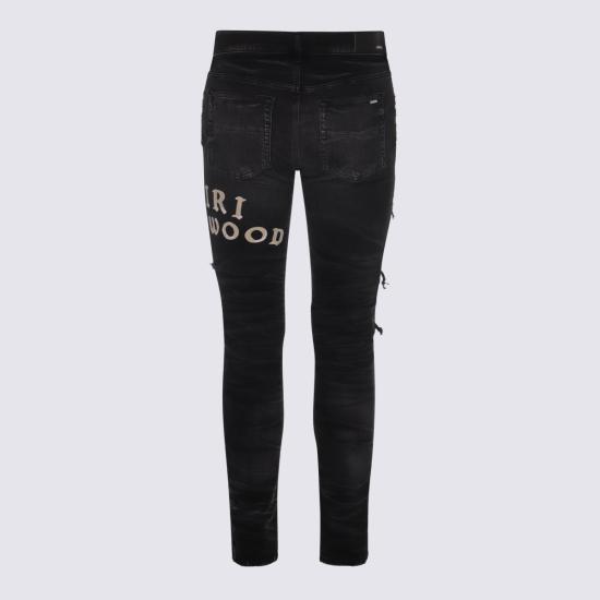 25FW 아미리 데님 팬츠 AMDNSY1152FADED BLACK MULTICOLOR - AMIRI