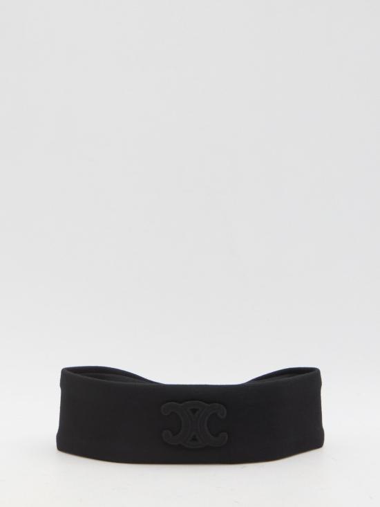 25SS 셀린느 헤어 액세서리 461KH2WOO38NO BLACK DOM