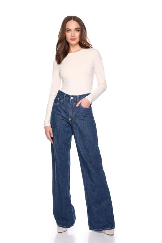  Susana Monaco 긴팔 티셔츠 수자나 모나코 롱슬리브 크루 탑 - OTHER BRANDS