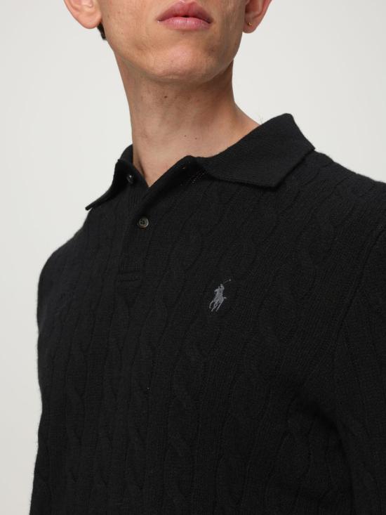 25FW 폴로 랄프로렌 스웨터 710974165 001 Black - POLO RALPH LAUREN
