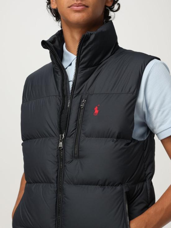 25FW 폴로 랄프로렌 고햄 다운 베스트 710968283 001 Black - POLO RALPH LAUREN