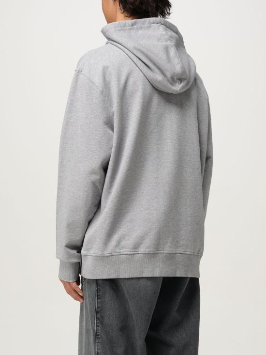 25FW JW앤더슨 로고 패치 포켓 후드 티셔츠 JW0214PG1632 907 Grey - JW ANDERSON