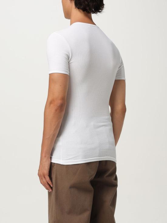 25FW 베르사체 반팔 티셔츠 10196781A09410 1W000 White - VERSACE