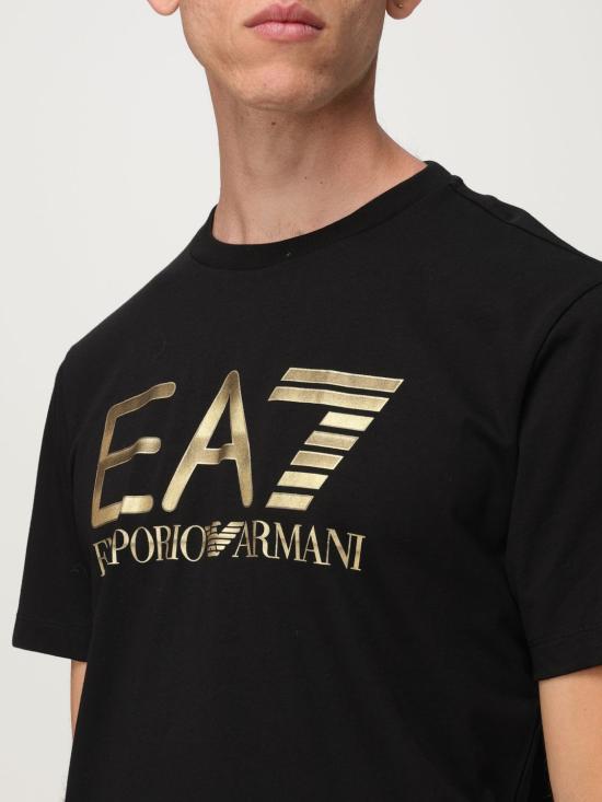 25FW 엠포리오 아르마니 반팔 티셔츠 7M001189AF17789 UC001 Black - EMPORIO ARMANI