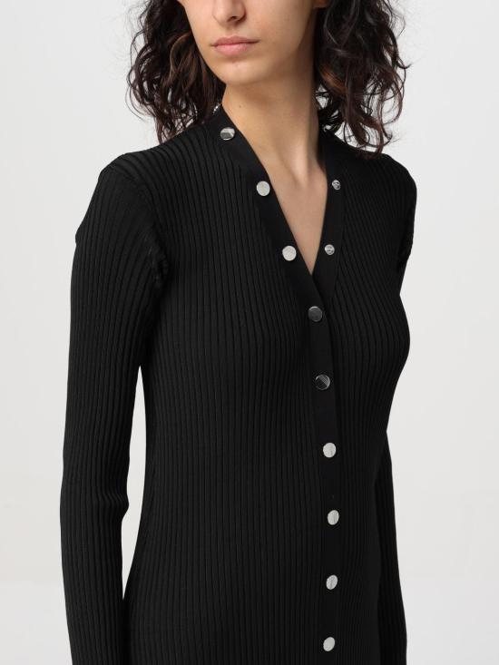  디 아티코 롱 원피스 241WCM113KV006 100 Black - THE ATTICO