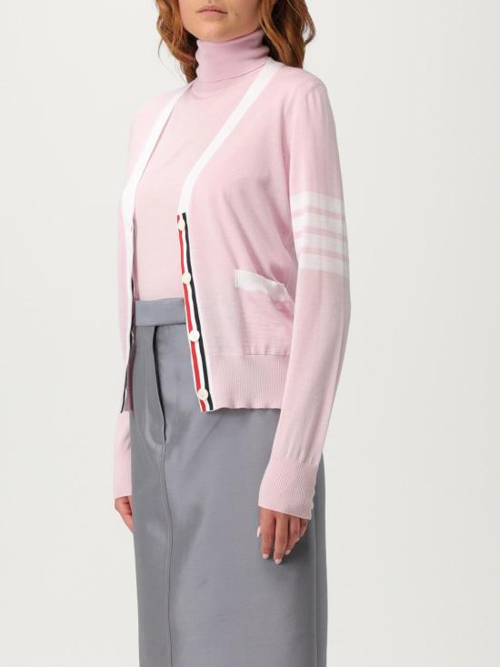 25FW 톰브라운 가디건 FKC334BY1014 680 Pink - THOM BROWNE