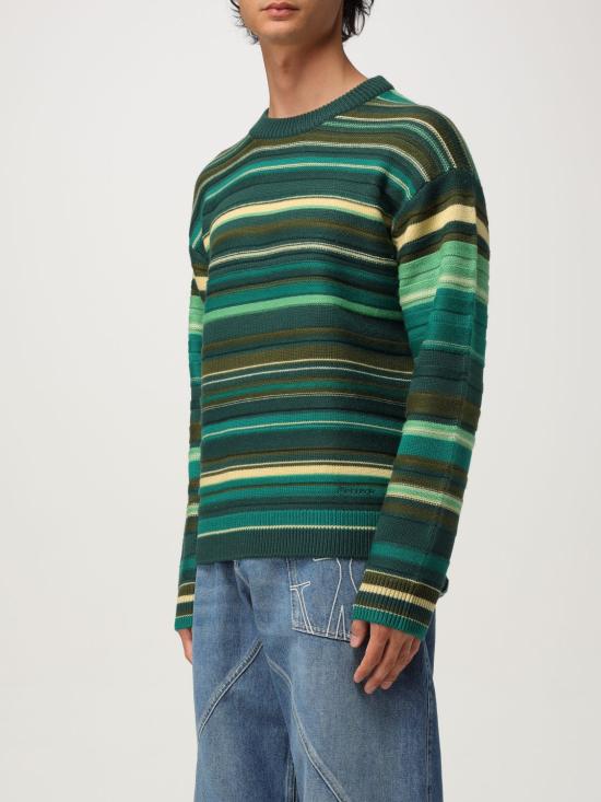 25FW JW앤더슨 스웨터 KW1432YN0008 496 Green - JW ANDERSON