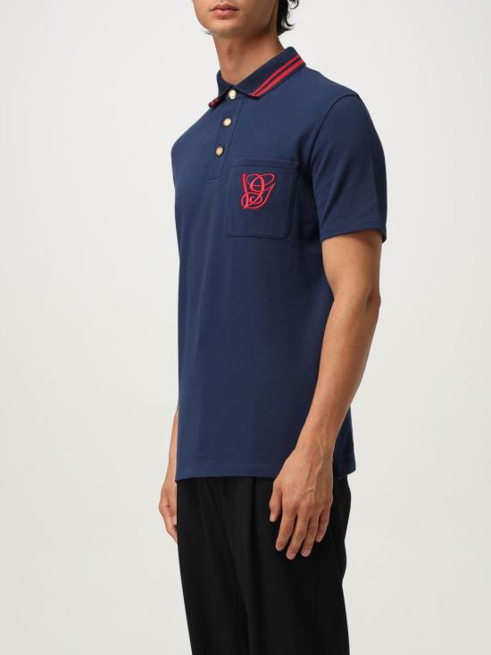 25FW 발렌티노 가라바니 폴로 티셔츠 7V3MH04AB18 D51 Blue - VALENTINO GARAVANI