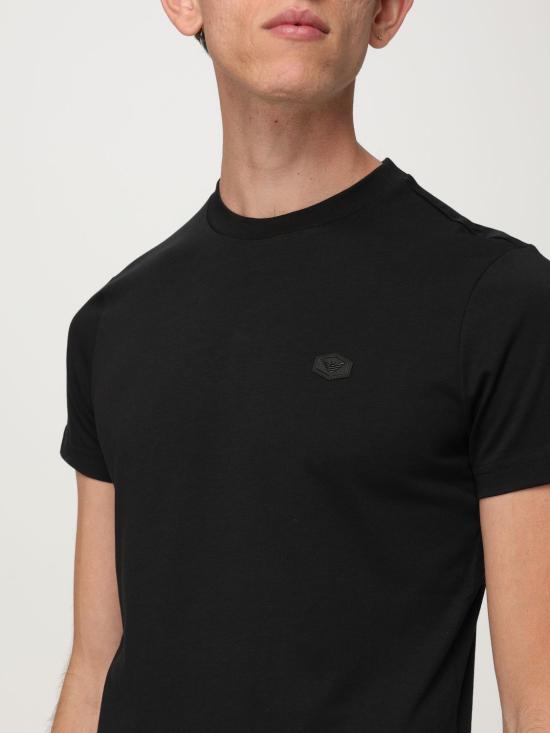 25FW 엠포리오 아르마니 반팔 티셔츠 8N1TQ61JRGZ 0999 Black - EMPORIO ARMANI