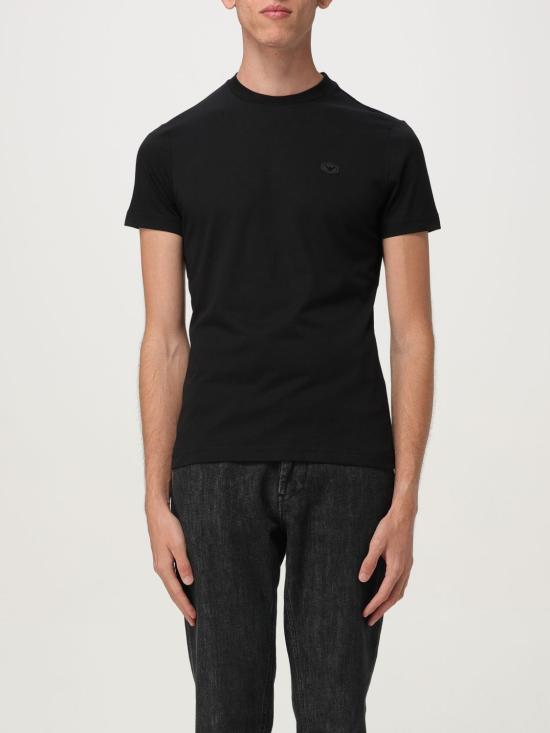 25FW 엠포리오 아르마니 반팔 티셔츠 8N1TQ61JRGZ 0999 Black