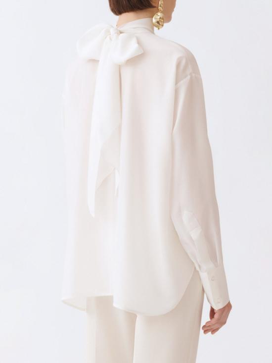 25FW 파비아나 필리피 긴팔 티셔츠 TPD215F318D903 0142 White - FABIANA FILIPPI