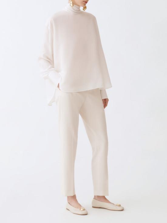 25FW 파비아나 필리피 긴팔 티셔츠 TPD215F318D903 0142 White - FABIANA FILIPPI